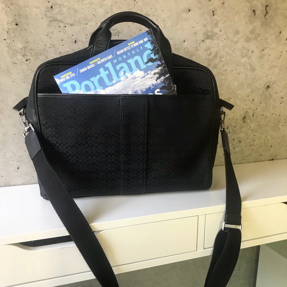 Coach Hudson Signature Business Bag